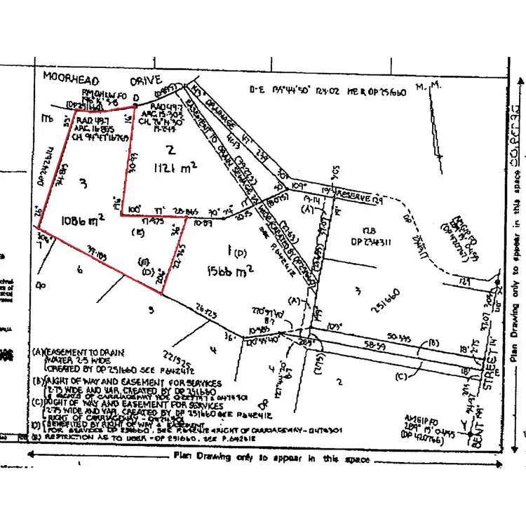 Floorplan of Homely land listing, 36 Moorhead Drive, South Grafton NSW 2460