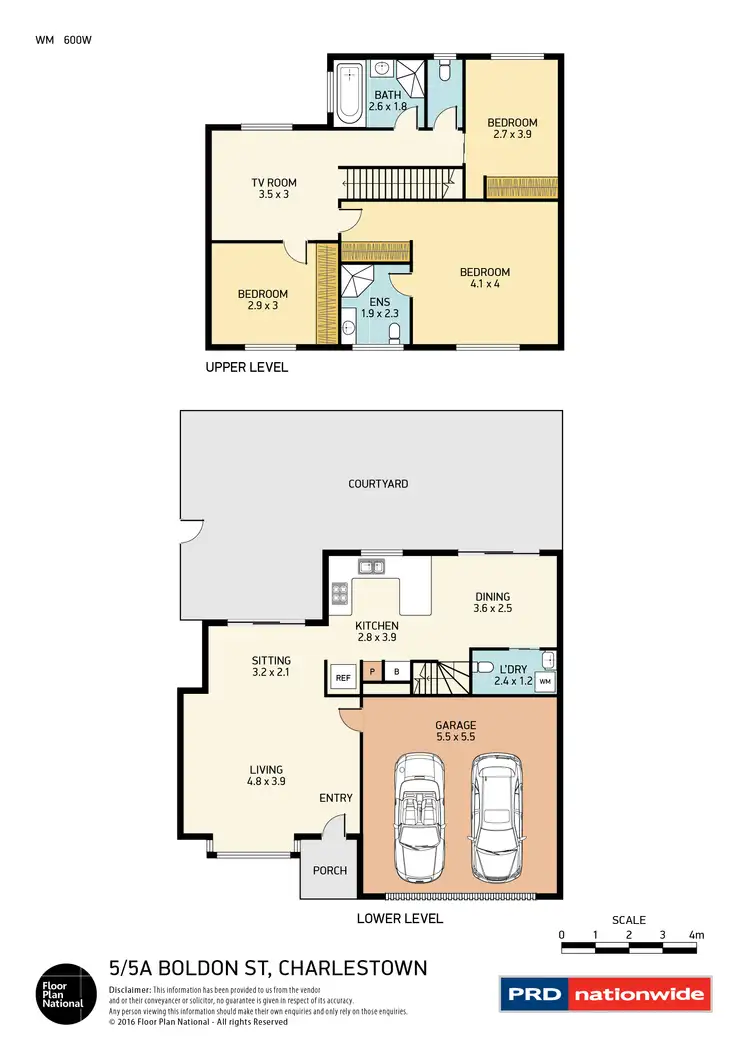 Floorplan of Homely townhouse listing, 5/5a Boldon Close, Charlestown NSW 2290