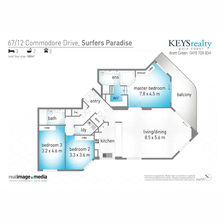 Floorplan of Homely apartment listing, 67/12 Commodore Drive, Paradise Waters QLD 4217