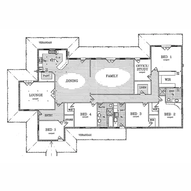 Floorplan of Homely rural property listing, 197 Brucedale Drive, Brucedale NSW 2650
