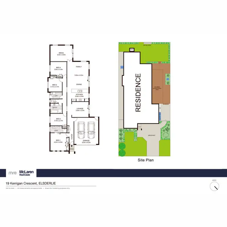 Floorplan of Homely house listing, 19 Kerrigan Crescent, Elderslie NSW 2570