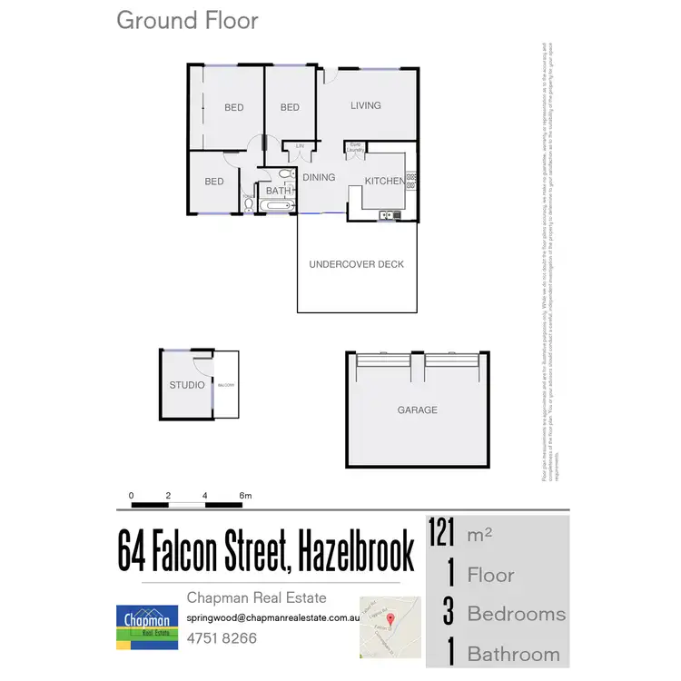 Floorplan of Homely house listing, 64 Falcon Street, Hazelbrook NSW 2779