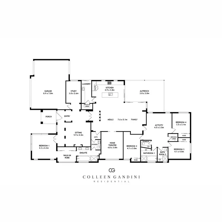 Floorplan of Homely house listing, 17 Pulo Road, Brentwood WA 6153