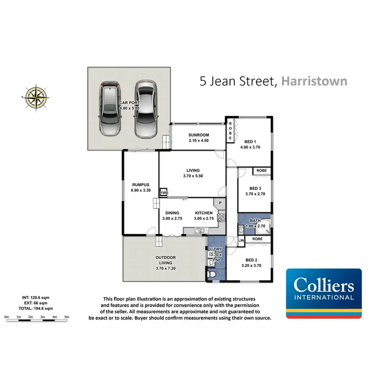 Floorplan of Homely house listing, 5 Jean Street, Harristown QLD 4350