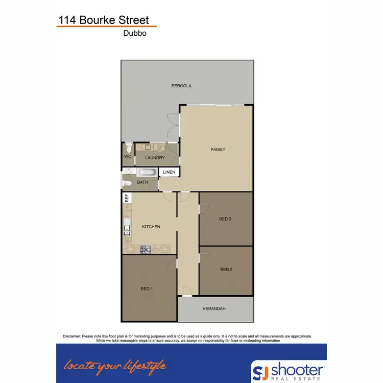Floorplan of Homely house listing, 114 Bourke Street, Dubbo NSW 2830