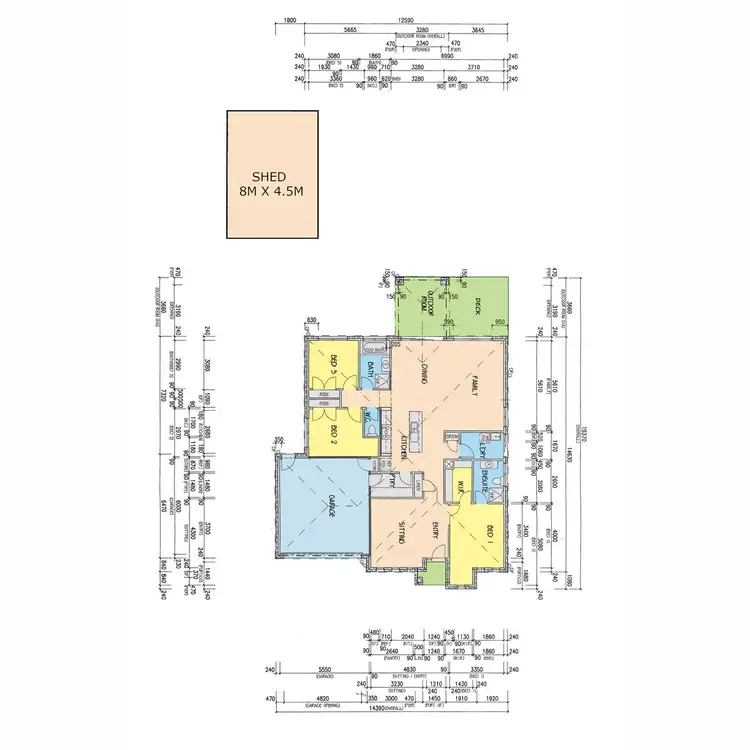 Floorplan of Homely house listing, 26 Relph Avenue, Sale VIC 3850