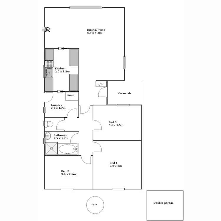 Floorplan of Homely house listing, 7 Glengyle Street, Port Lincoln SA 5606