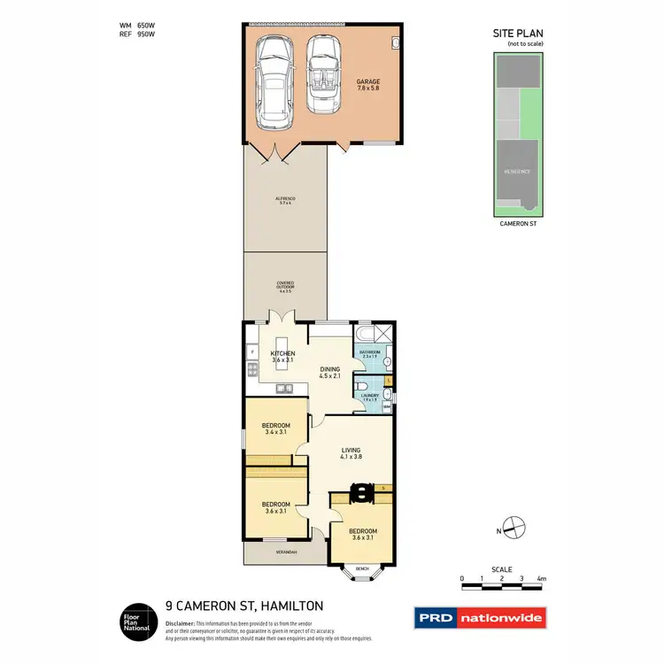 Floorplan of Homely house listing, 9 Cameron Street, Hamilton NSW 2303