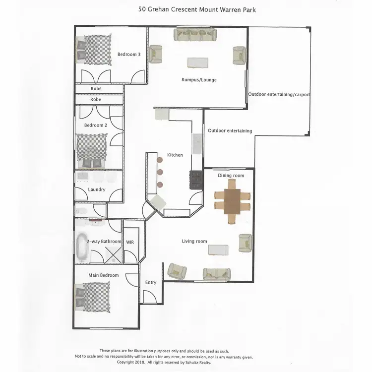Floorplan of Homely house listing, 50 Grehan Crescent, Mount Warren Park QLD 4207