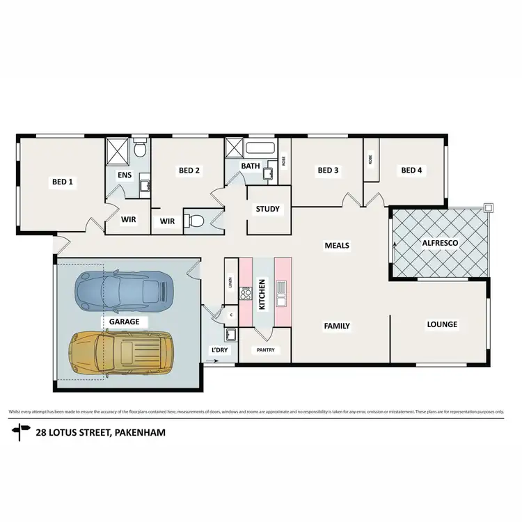 Floorplan of Homely house listing, 28 Lotus Street, Pakenham VIC 3810