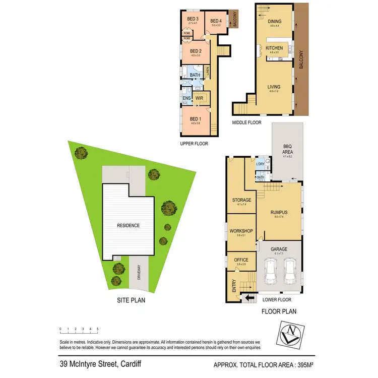 Floorplan of Homely house listing, 39 McIntyre Street, Cardiff NSW 2285