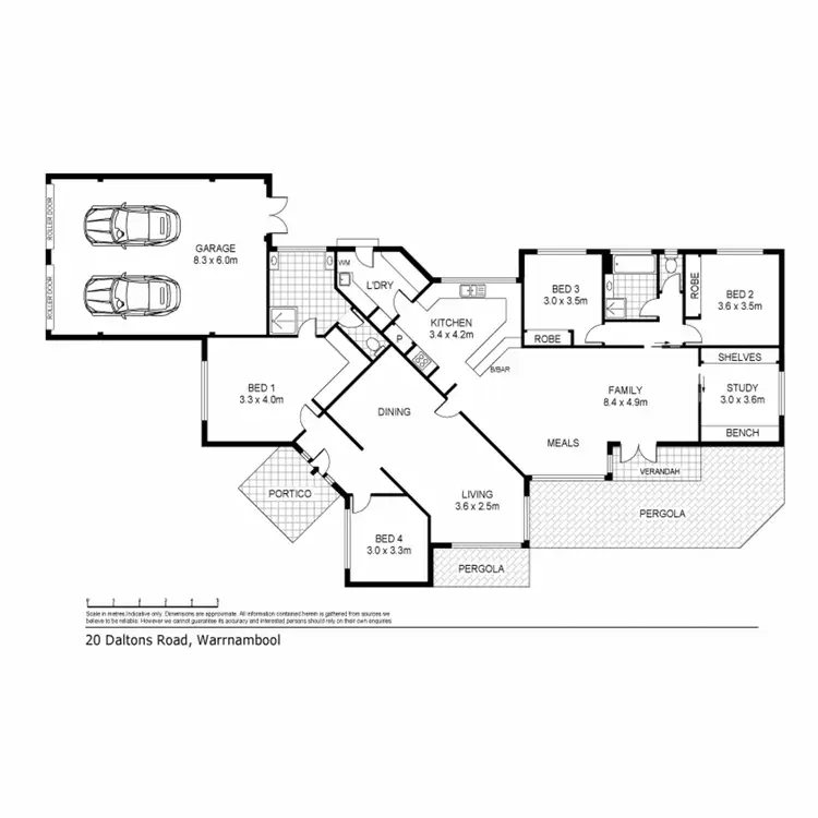 Floorplan of Homely house listing, 20 Daltons Road, Warrnambool VIC 3280