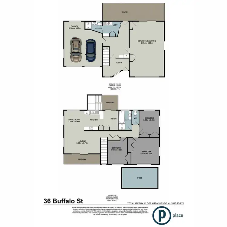 Floorplan of Homely house listing, 36 Buffalo Street, Riverhills QLD 4074