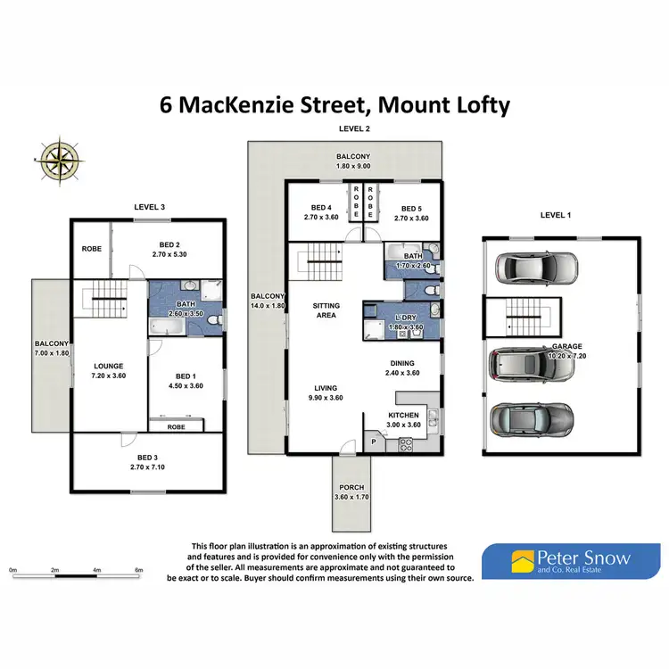 Floorplan of Homely house listing, 6 Mackenzie Street, Mount Lofty QLD 4350