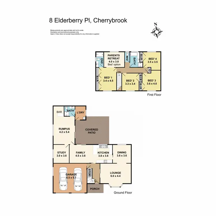 Floorplan of Homely house listing, 8 Elderberry Place, Cherrybrook NSW 2126