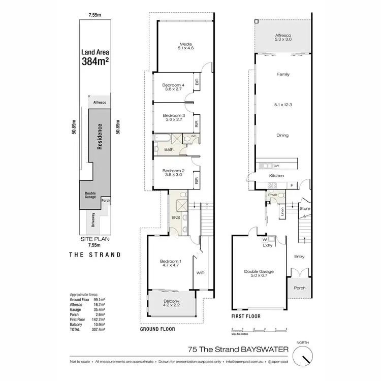 Floorplan of Homely house listing, 75 The Strand, Bayswater WA 6053