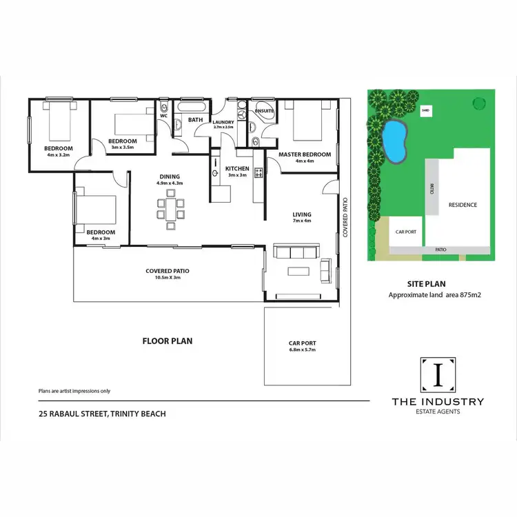 Floorplan of Homely house listing, 25 Rabaul Street, Trinity Beach QLD 4879
