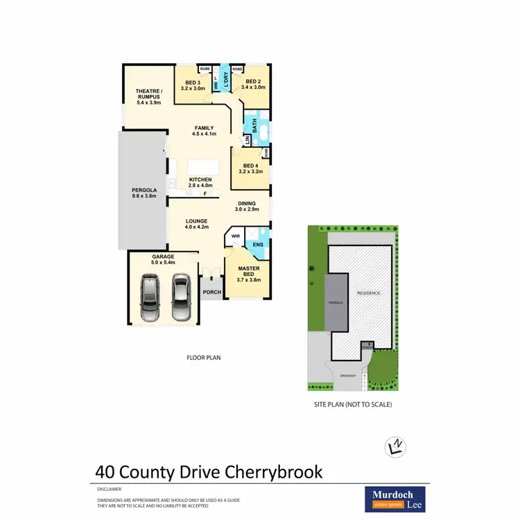 Floorplan of Homely house listing, 40 County Drive, Cherrybrook NSW 2126