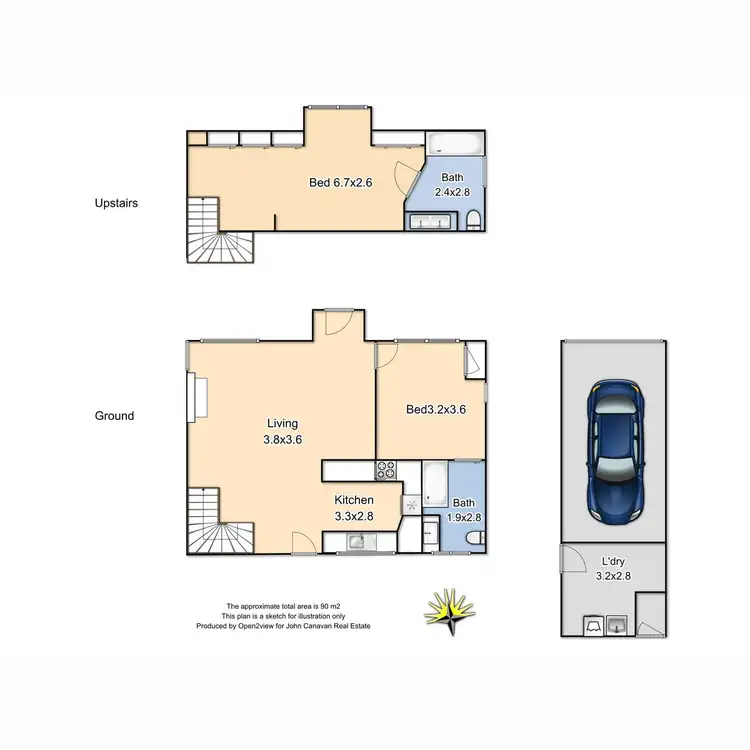 Floorplan of Homely house listing, 75 Malcolm Street, Mansfield VIC 3722