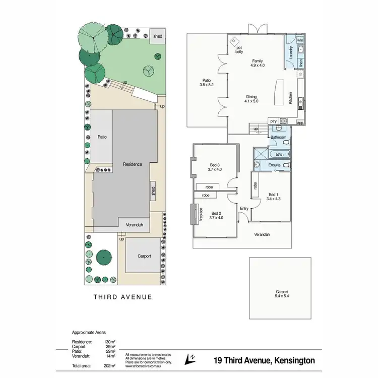 Floorplan of Homely house listing, 19 Third Avenue, Kensington WA 6151