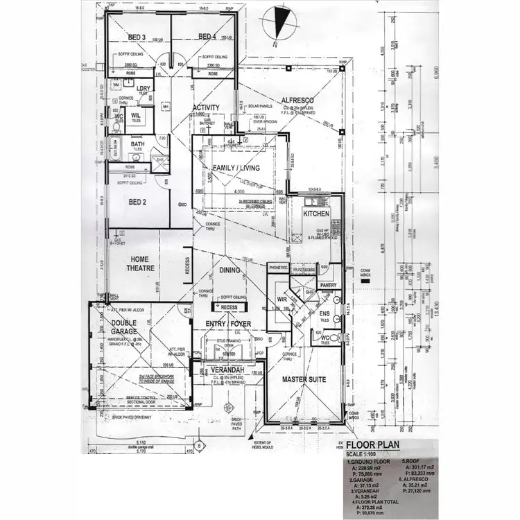 Floorplan of Homely house listing, 6 Trinity Way, Clarkson WA 6030