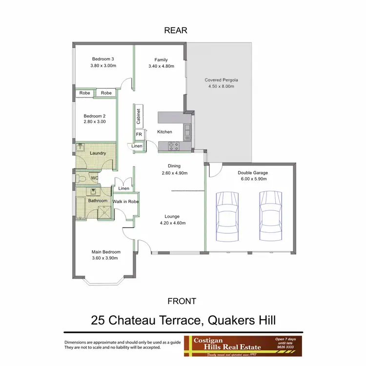 Floorplan of Homely house listing, 25 Chateau Terrace, Quakers Hill NSW 2763