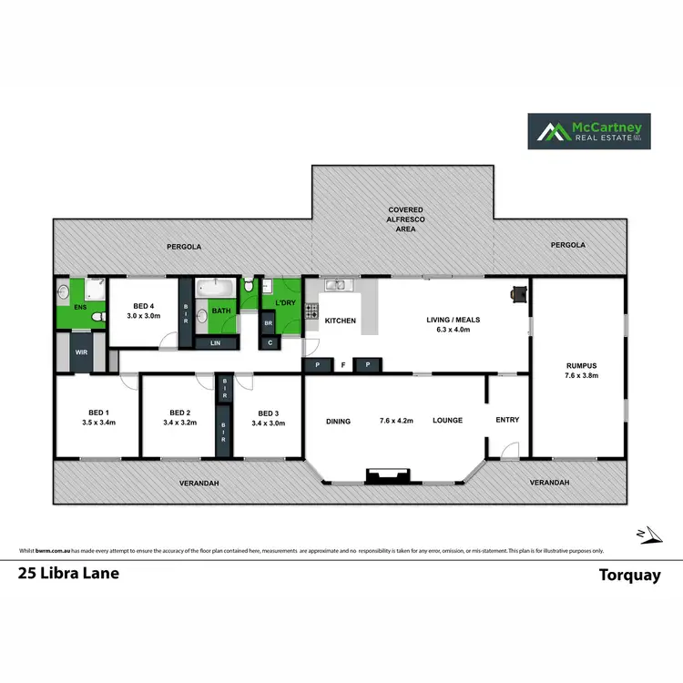 Floorplan of Homely house listing, 25 Libra Lane, Torquay VIC 3228