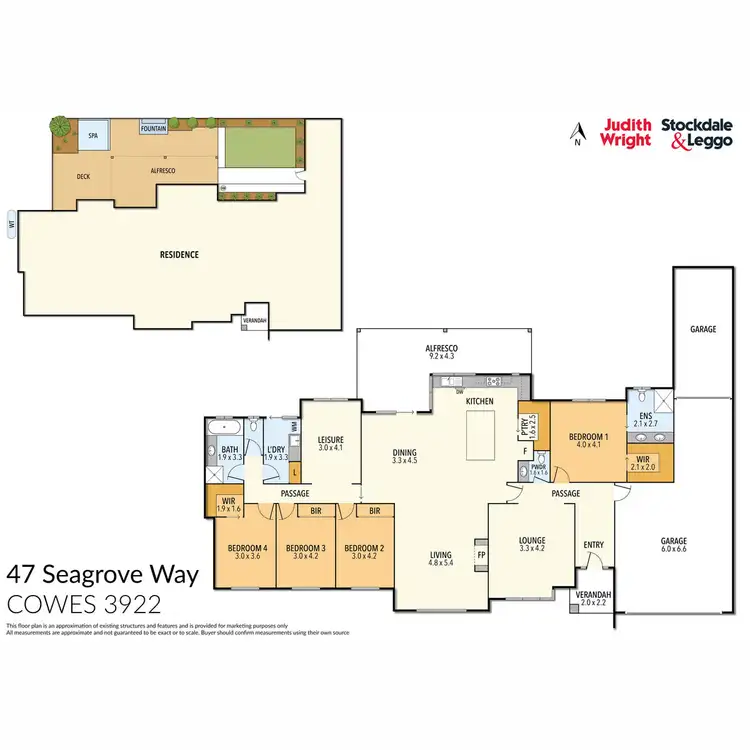 Floorplan of Homely house listing, 47 Seagrove Way, Cowes VIC 3922