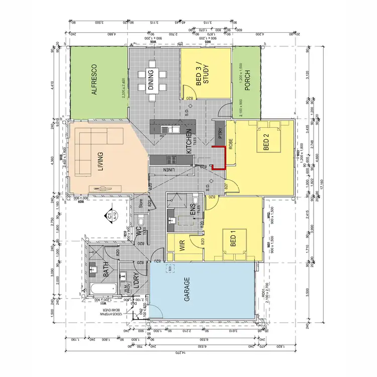 Floorplan of Homely house listing, 125 Stawell Street, Sale VIC 3850