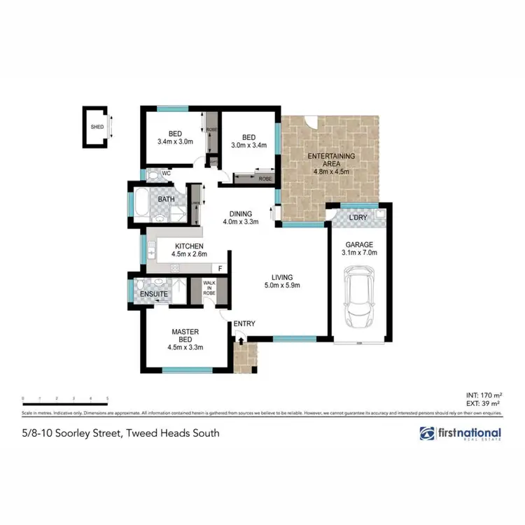 Floorplan of Homely villa listing, 5/8-10 Soorley Street, Tweed Heads South NSW 2486