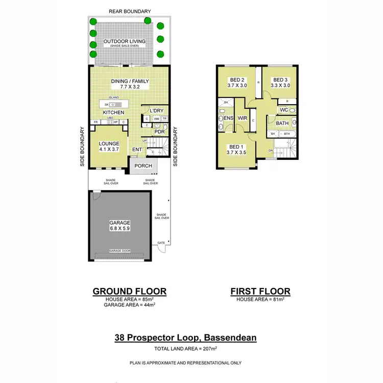 Floorplan of Homely house listing, 38 Prospector Loop, Bassendean WA 6054