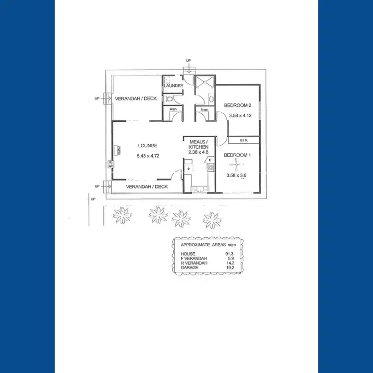 Floorplan of Homely house listing, 13 McInerney Street, Riverton SA 5412