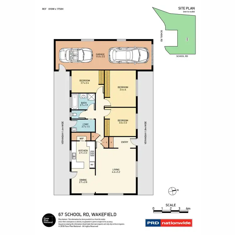 Floorplan of Homely house listing, 67 School Road, Wakefield NSW 2278