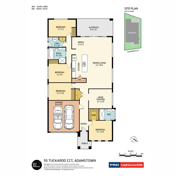 Floorplan of Homely house listing, 55 Tuckeroo Circuit, Adamstown NSW 2289