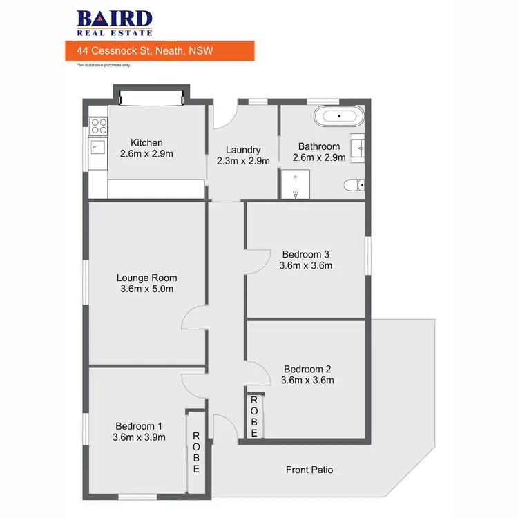 Floorplan of Homely house listing, 44 Cessnock Road, Neath NSW 2326