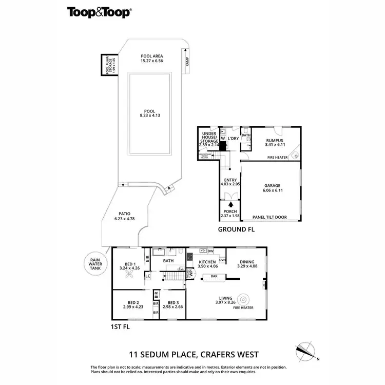 Floorplan of Homely house listing, 11 Sedum Place, Crafers West SA 5152