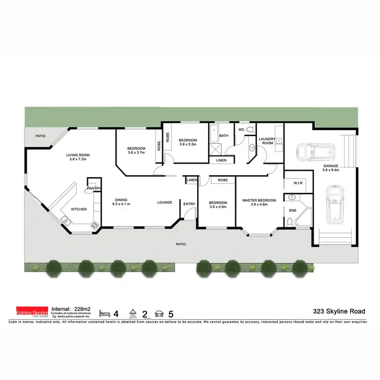 Floorplan of Homely house listing, 323 Skyline Road, Wyrallah NSW 2480