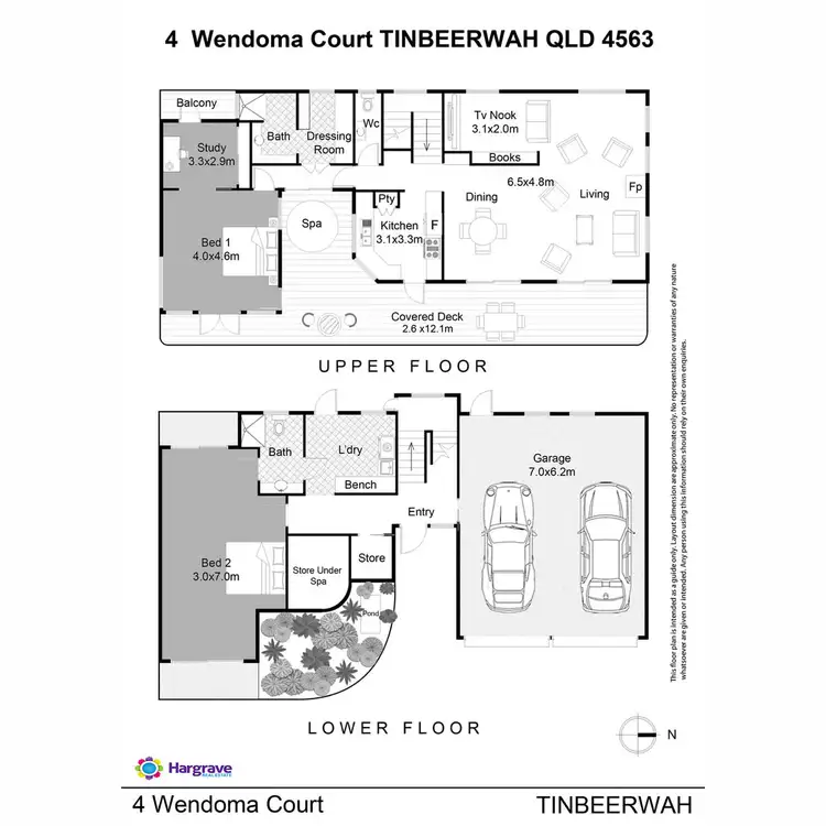 Floorplan of Homely house listing, 4 Wendoma Court, Tinbeerwah QLD 4563