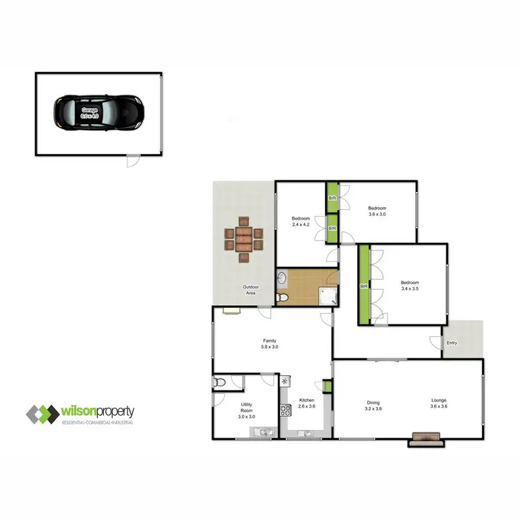 Floorplan of Homely house listing, 6 Fairview Street, Traralgon VIC 3844
