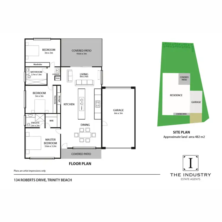 Floorplan of Homely house listing, 134 Roberts Drive, Trinity Beach QLD 4879