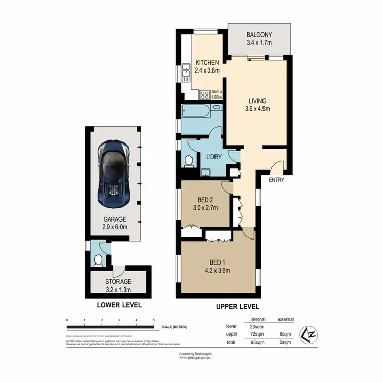 Floorplan of Homely apartment listing, 4/57 Brisbane Street, St Lucia QLD 4067