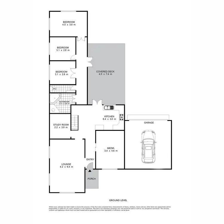 Floorplan of Homely house listing, 10 Second Avenue, Harristown QLD 4350