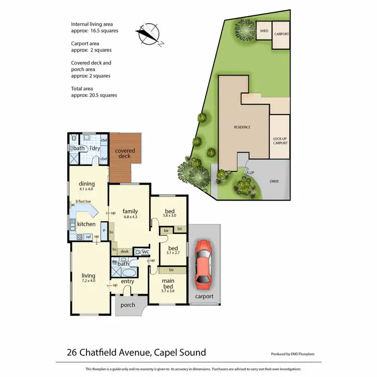 Floorplan of Homely house listing, 26 Chatfield Avenue, Capel Sound VIC 3940