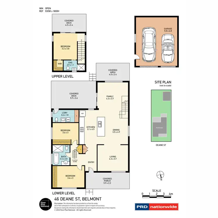 Floorplan of Homely house listing, 46 Deane Street, Belmont NSW 2280