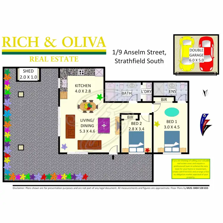 Floorplan of Homely apartment listing, 1/9 Anselm Street, Strathfield South NSW 2136