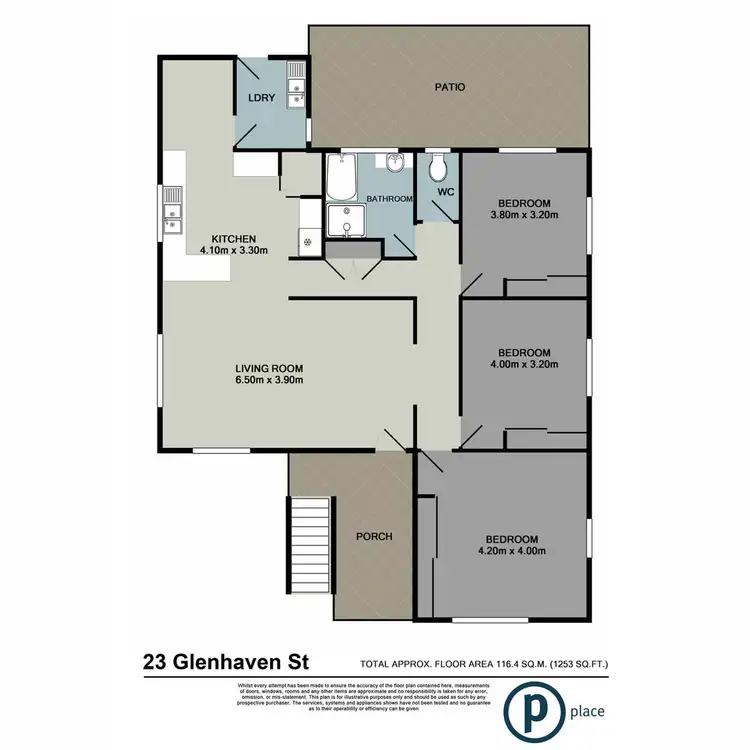 Floorplan of Homely house listing, 23 Glenhaven Street, Kedron QLD 4031