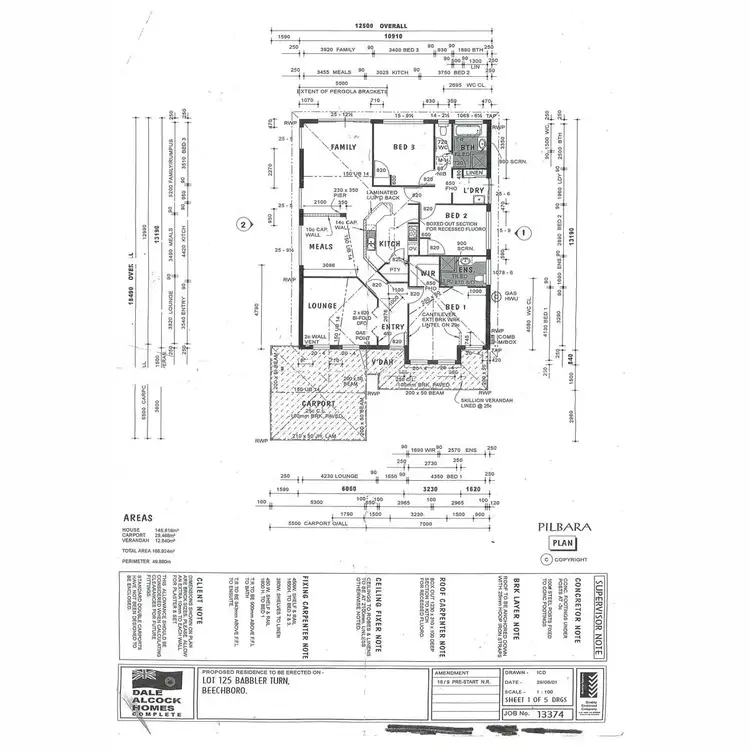 Floorplan of Homely house listing, 33 Babbler Turn, Bennett Springs WA 6063
