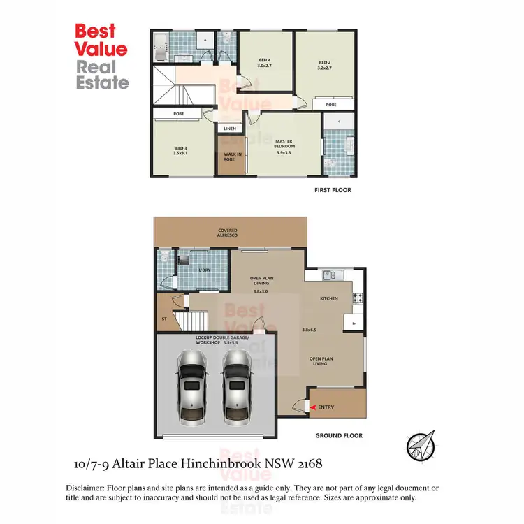 Floorplan of Homely house listing, 10/7-9 Altair Place, Hinchinbrook NSW 2168