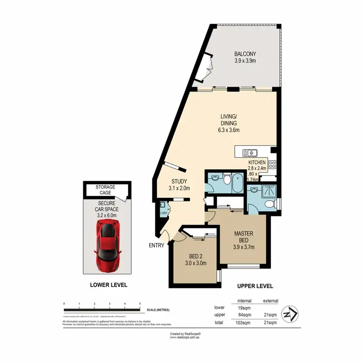 Floorplan of Homely unit listing, 9/69 Coonan Street, Indooroopilly QLD 4068
