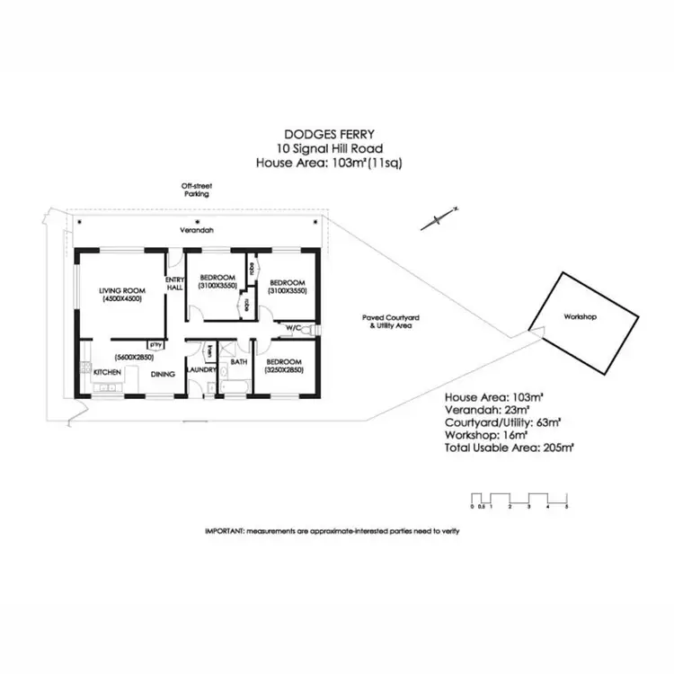 Floorplan of Homely house listing, 10 Signal Hill Road, Dodges Ferry TAS 7173